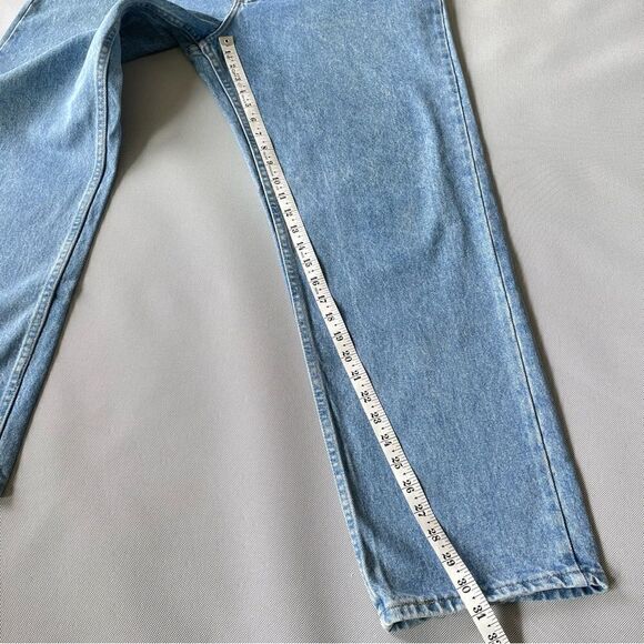 Vintage Light Wash Light Acid Wash Lee Relaxed Fit Jeans Size 38x30 - Picture 10 of 10